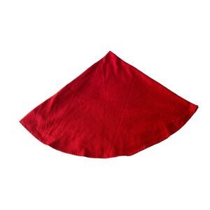 Christmas Wedding Table Cloth Red Sparkle Shimmer Holiday Tablecloth 60” Round